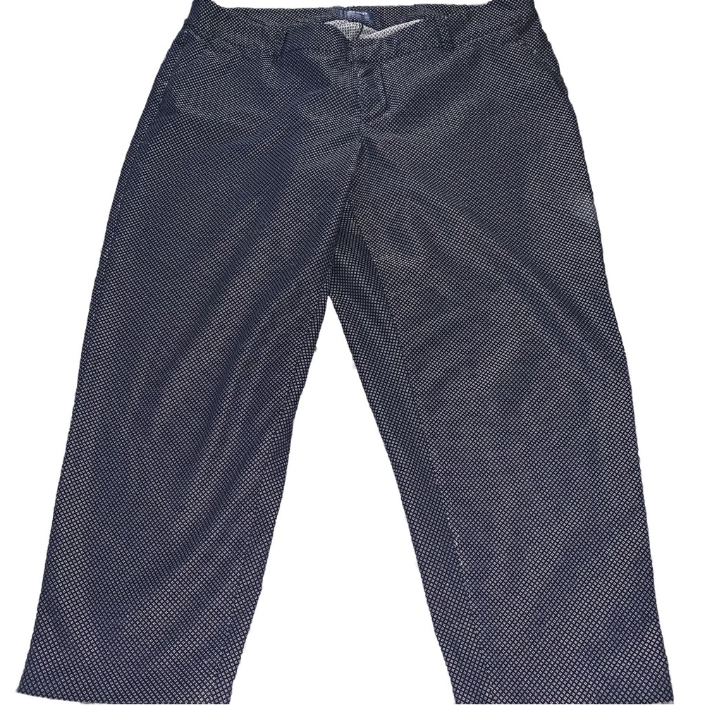 Old Navy Women's Navy & White Capri Pants 20